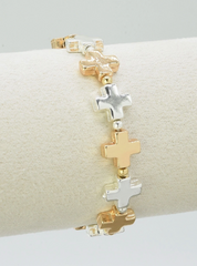 Cross Stretch Bracelet