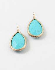 Turquoise Tear Earring