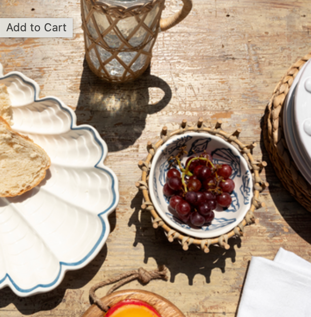 White Sea Woven Tidbit Set