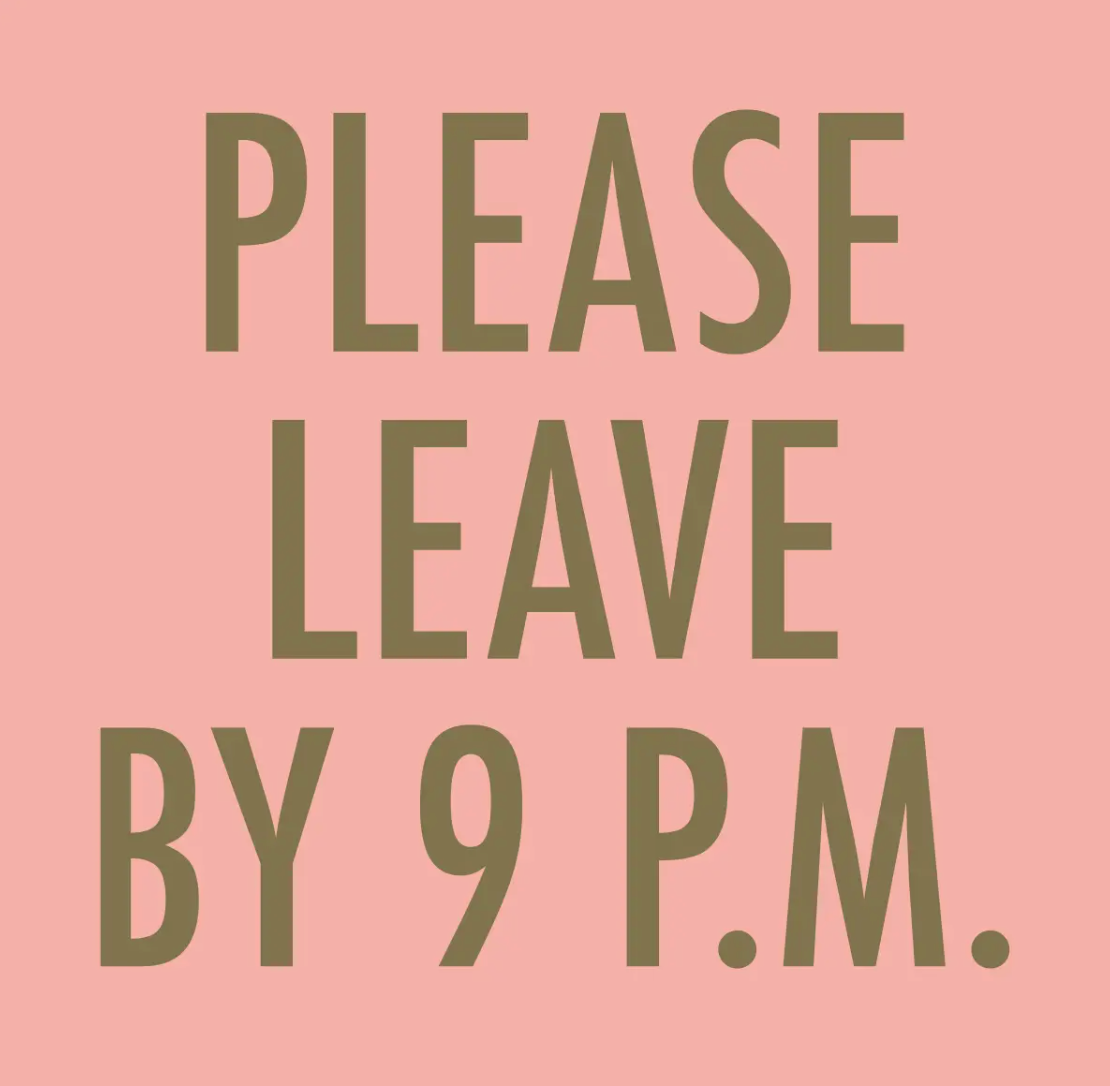 Leave by 9 Cocktail Napkin