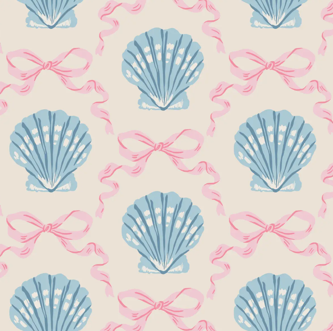 Coquette Shell Cocktail Napkins