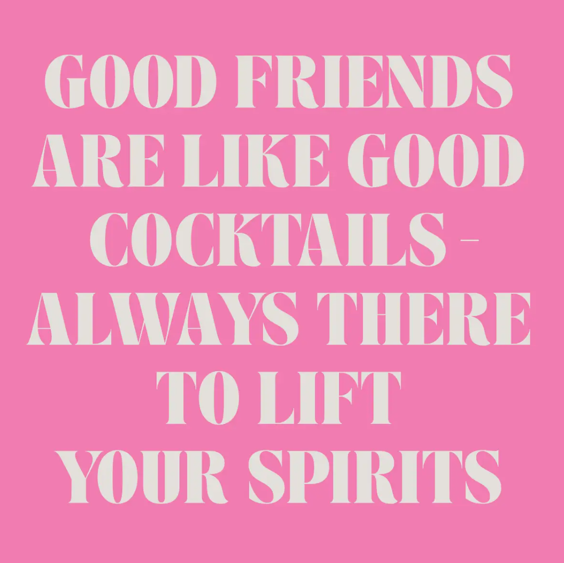 Good Friends & Good Cocktails Napkins
