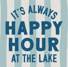 Lake Happy Hour Cocktail Napkins