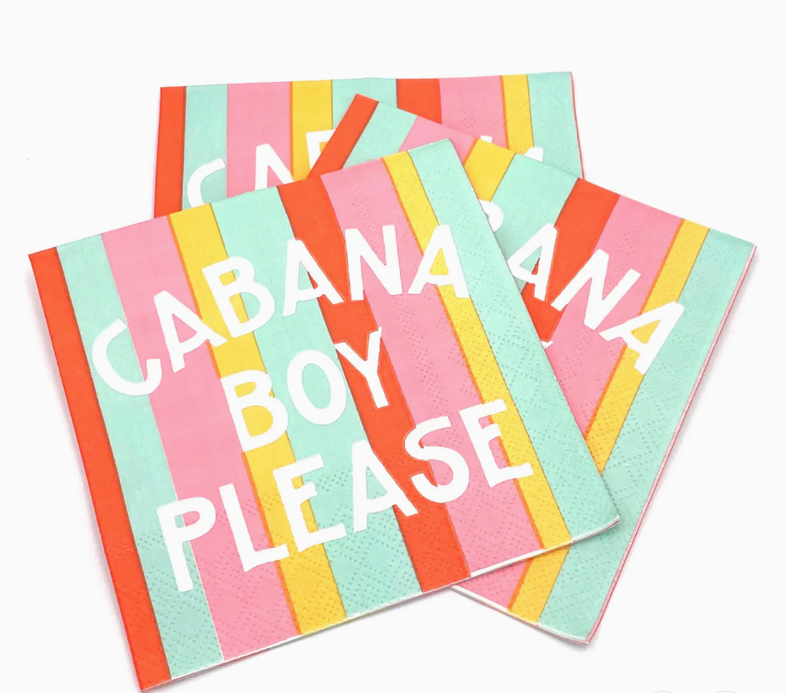 Cabana Boy Please Cocktail Napkins