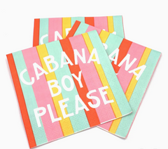 Cabana Boy Please Cocktail Napkins