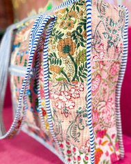 Wildflower Patch Quilted Tote