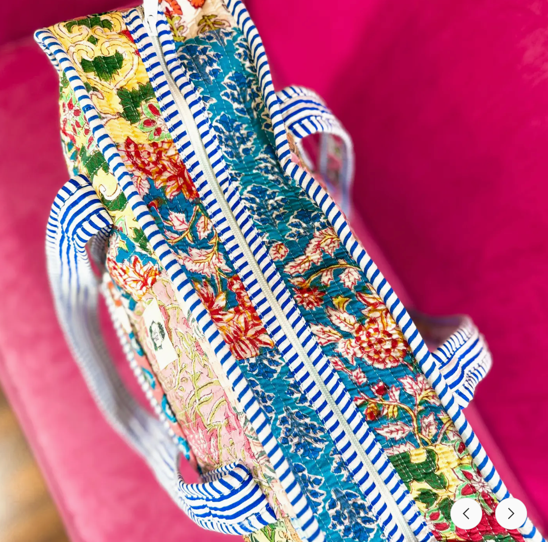 Wildflower Patch Quilted Tote