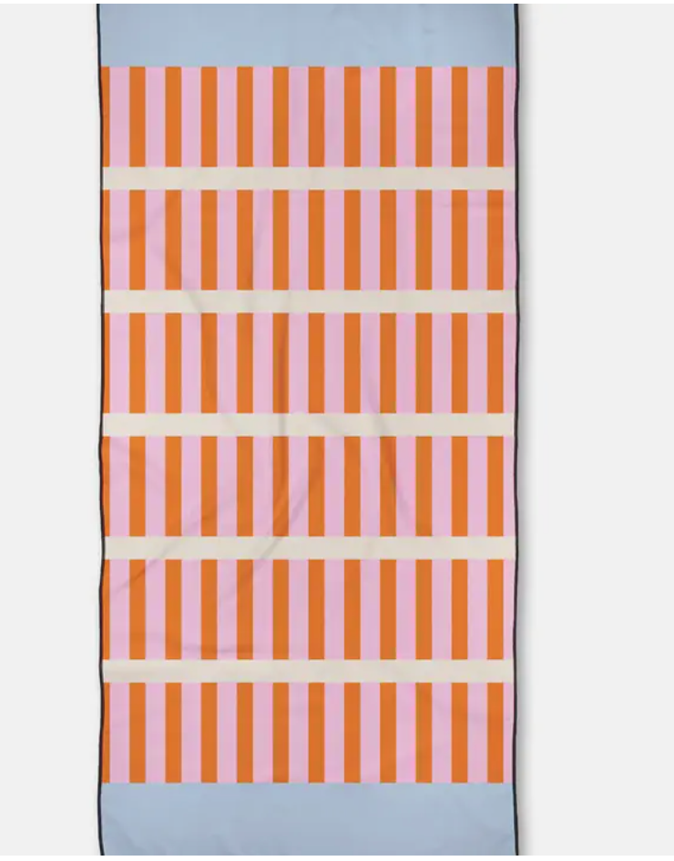Red Glow Beach Towel