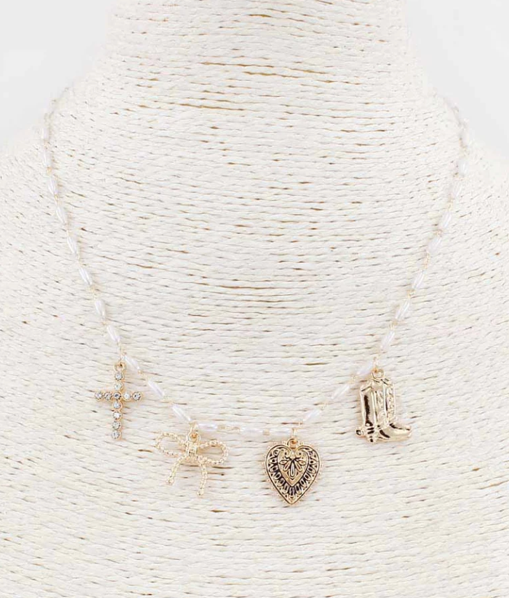 Wild Hearts Charm Necklace