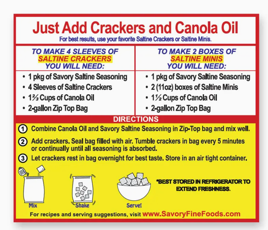 Savory Party Cracker Seasoning (original)