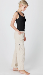 Reversible Ribbed Tank Top (black)