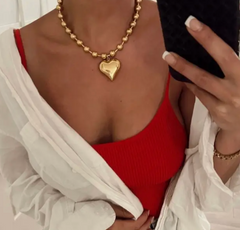 Bubble Heart Necklace