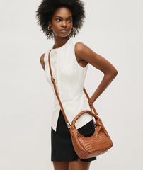 Laken Woven Shoulder Bag Crossbody