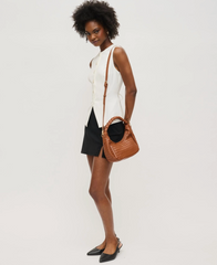Laken Woven Shoulder Bag Crossbody