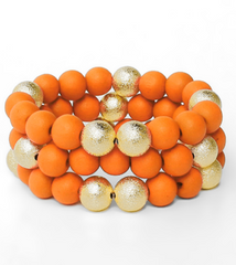 Orange + Gold Stack