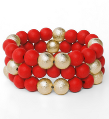 Red + Gold Stack
