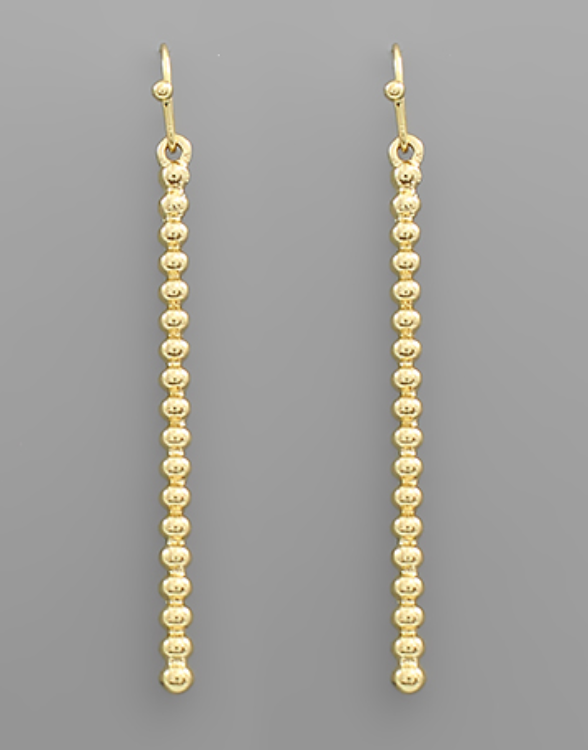 Bead Line Earring