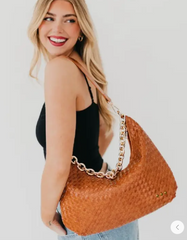 Sienna Slouchy Woven Shoulder Bag