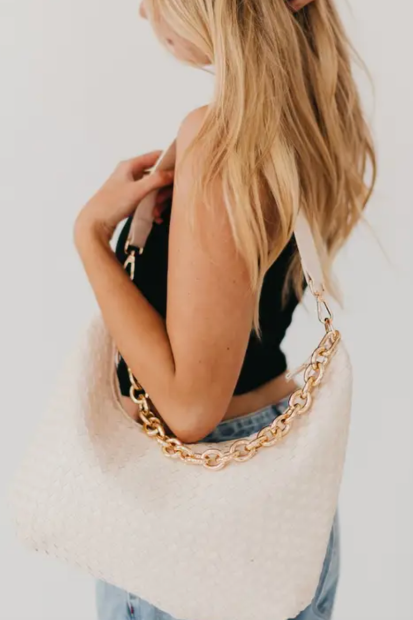 Sienna Slouchy Woven Shoulder Bag