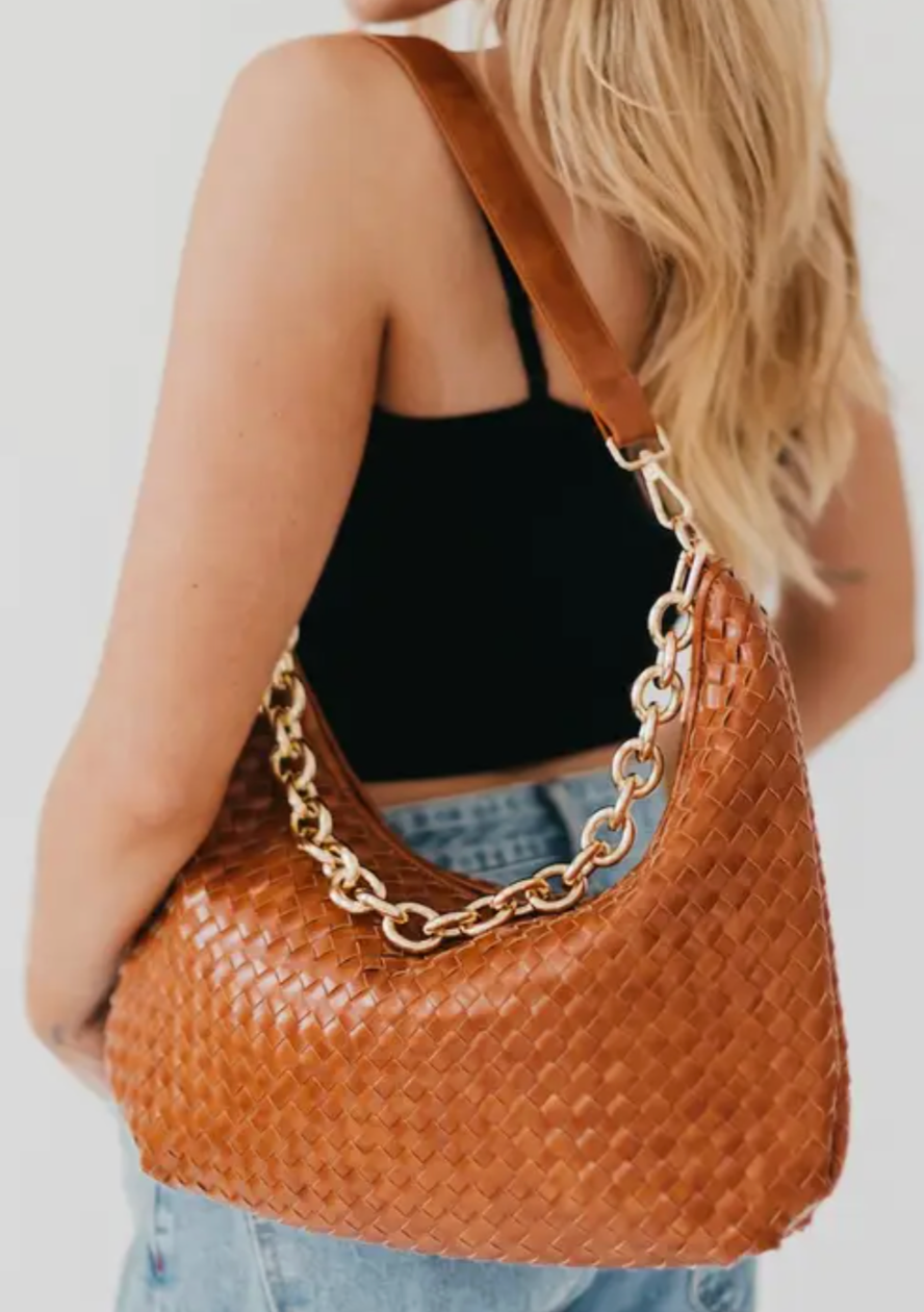 Sienna Slouchy Woven Shoulder Bag
