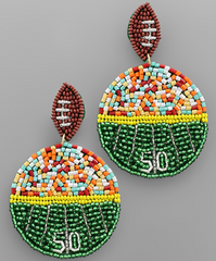 50 Yard Line Earring