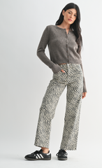Zebra Vintage Straight Jean
