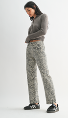 Zebra Vintage Straight Jean