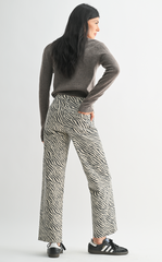 Zebra Vintage Straight Jean