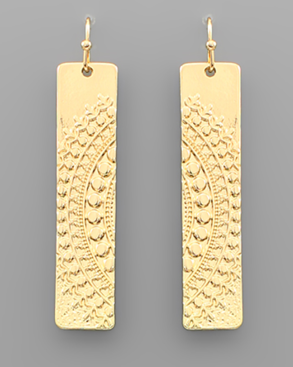 Golden Horizon Earring
