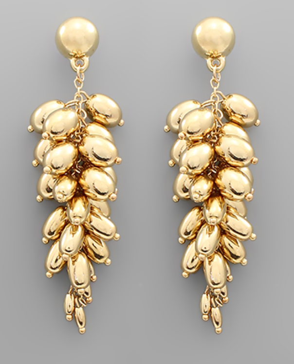 Golden Cascade Earring