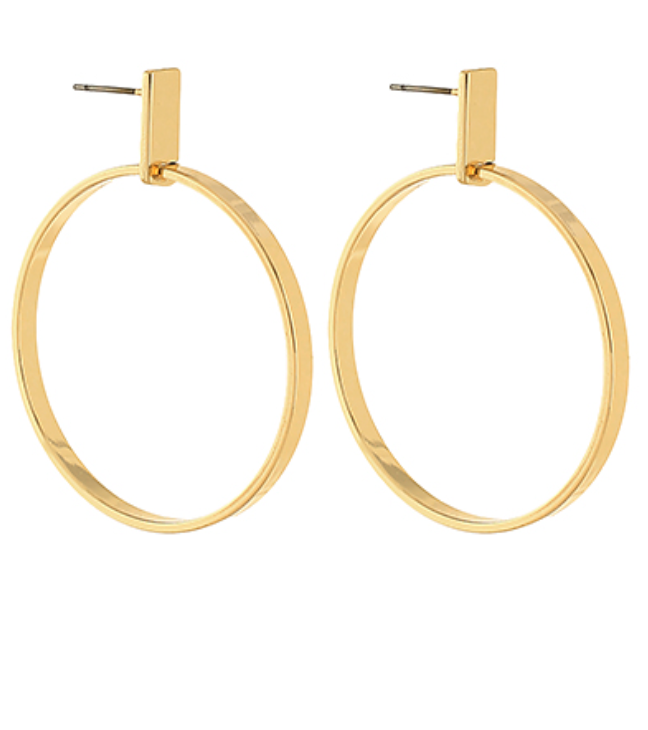 Golden Axis Hoop
