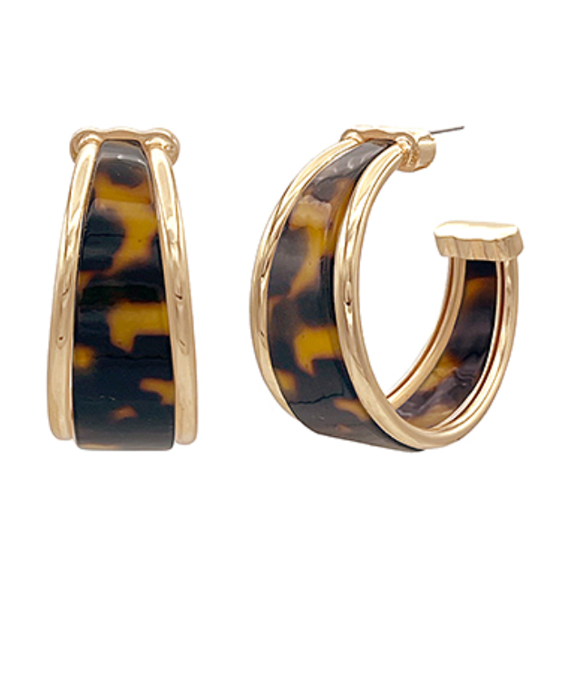 Tortoise Twist Hoop