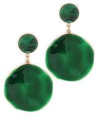 Emerald Tide Earring