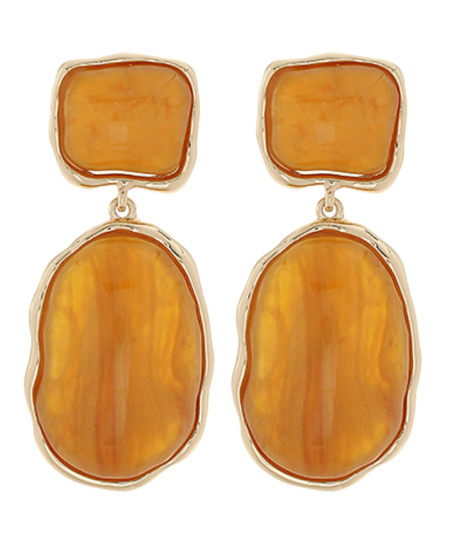 Lustre Stone Earring