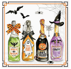 Spooky Booze Cocktail Napkin