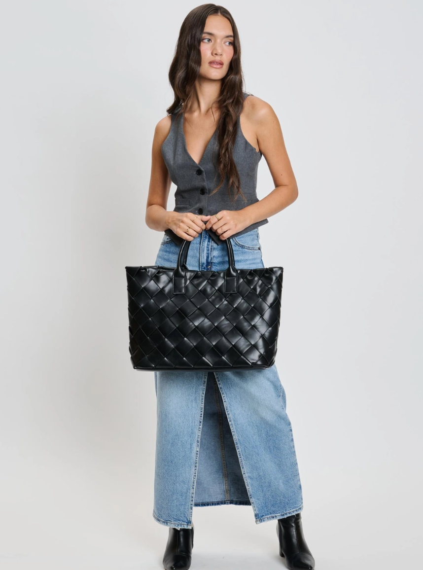 Adeline Woven Tote