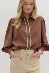 Cocoa Charm Blouse