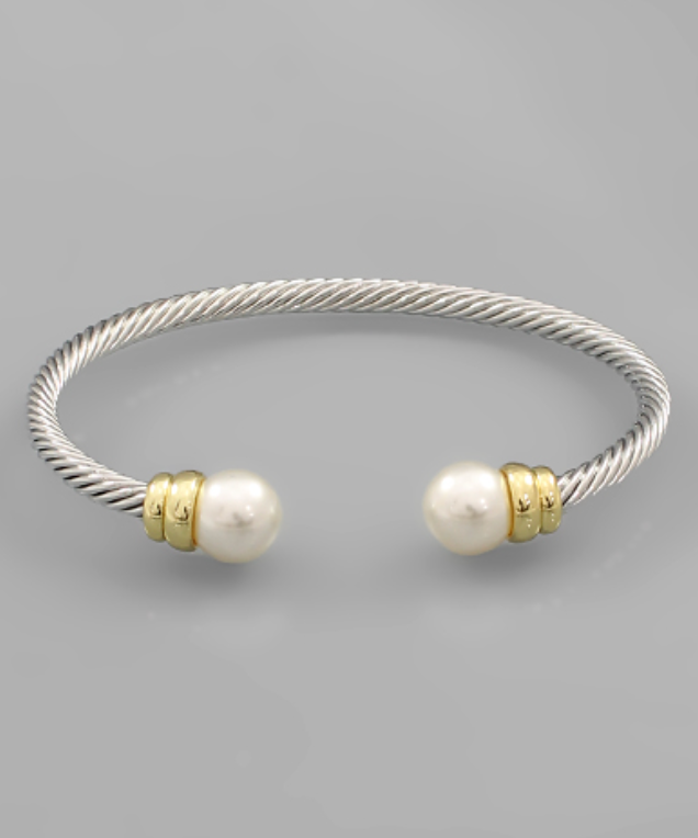 Pearl Twist Cuff