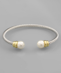 Pearl Twist Cuff