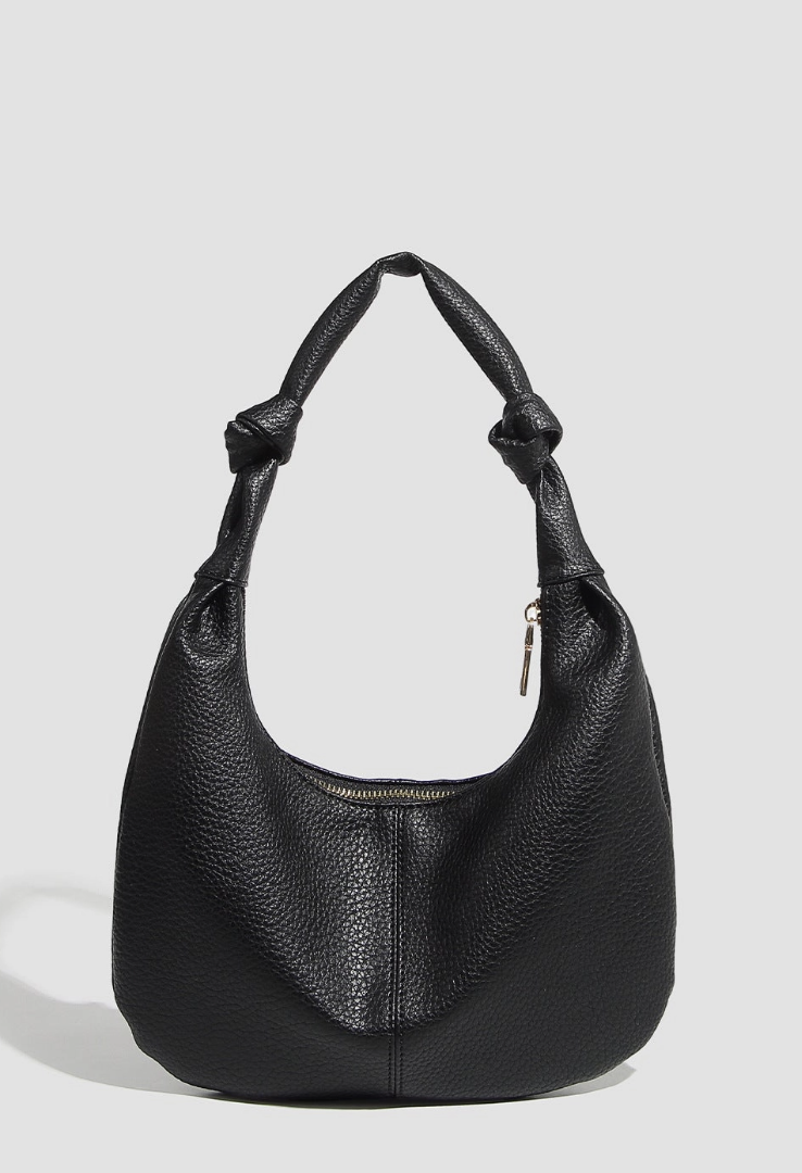 Midnight Stud Hobo Bag