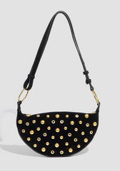 Studded Eclipse Shoulder Bag