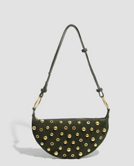 Studded Eclipse Shoulder Bag