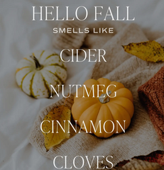Hello Fall Candle