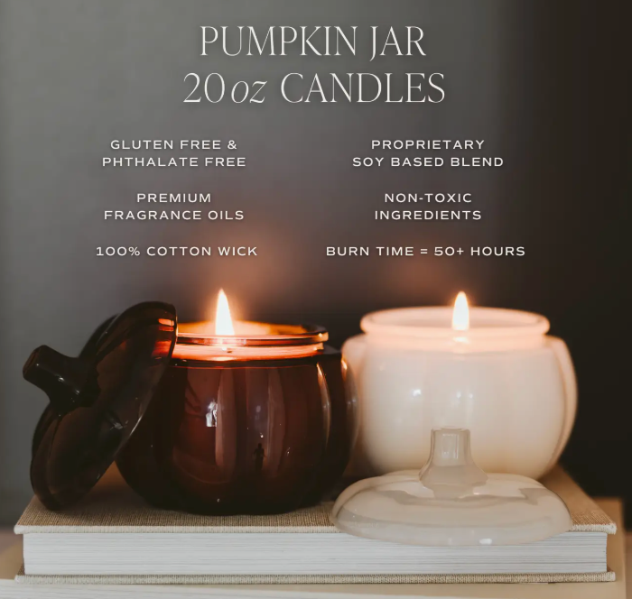 Warm + Cozy Pumpkin Candle
