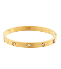 LOVE Crystal Bangle