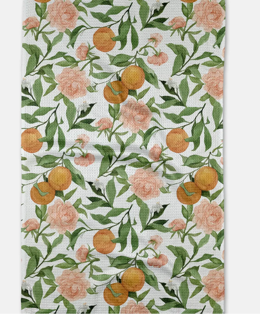 A Peony For Your Thoughts Tea Towel