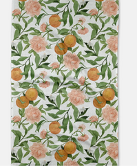 A Peony For Your Thoughts Tea Towel