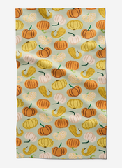Pumpkins & Gourds Tea Towel