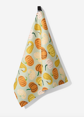 Pumpkins & Gourds Tea Towel