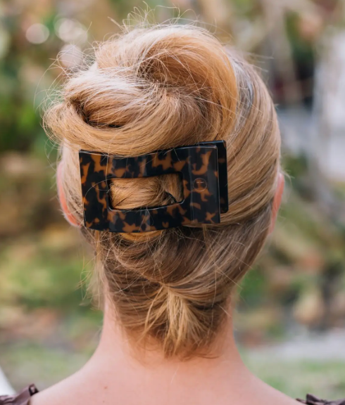 Teletie Rectangle Flat Clip (large)